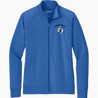 Sport-Tek Women's Sport-Wick Stretch Full-Zip Cadet Jacket