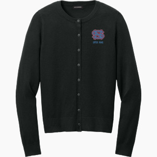 Port Authority Women's Easy Care Crewneck Cardigan Sweater
