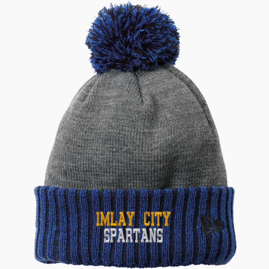 Imlay City Spartans New Era Colorblock Cuffed Beanie