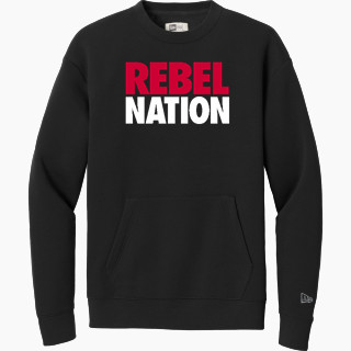 New Era Men's Heritage Fleece Pocket Crew