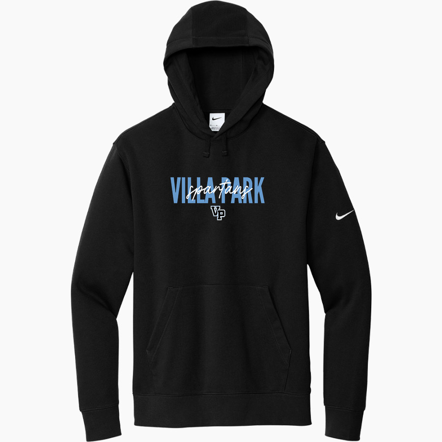 VILLA PARK HIGH SCHOOL SPARTANS Nike Men's Club Fleece Sleeve Swoosh Pullover Hoodie