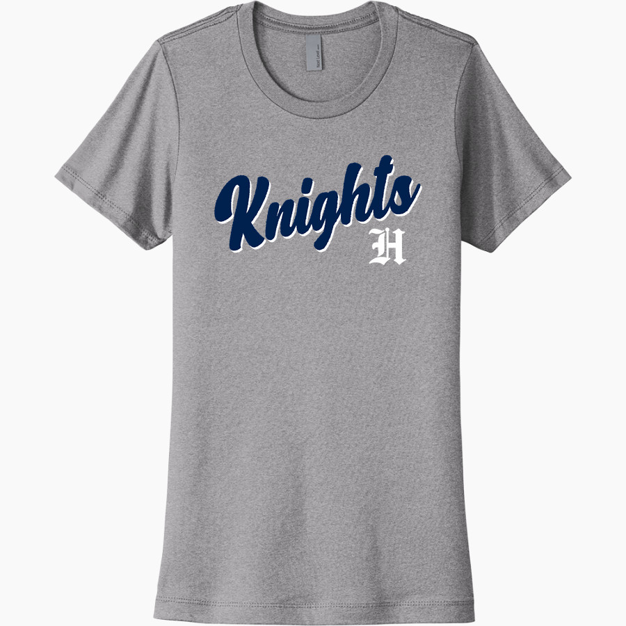 HILL COUNTRY CHRISTIAN SCHOOL KNIGHTS Next Level Women's Cotton Tee