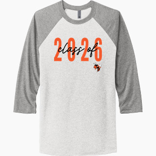 Next Level Unisex Tri-Blend 3/4-Sleeve Raglan T-Shirt