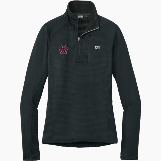 Outdoor Research Women's Tech Grid 1/4-Zip Fleece