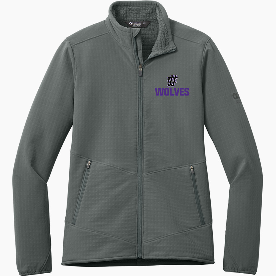 JJC Wolves Outdoor Research Women's Grid Soft Shell Jacket