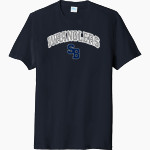 Spring Branch Wranglers Port & Company Men's Tri-Blend Short Sleeve T-Shirt Front Thumbnail