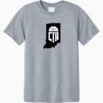 Compete Training Academy  Port & Company Youth CVC Tee Front Thumbnail