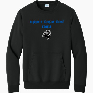 Port & Company Men's Core Fleece Crewneck Pocket Sweatshirt