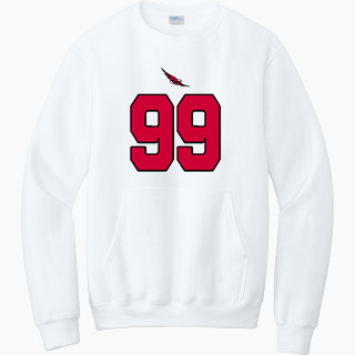 Port & Company Men's Core Fleece Crewneck Pocket Sweatshirt