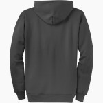 HOOKS HIGH SCHOOL HORNETS Port & Company Men's Core Fleece Full-Zip Hooded Sweatshirt Back Thumbnail