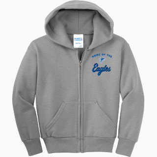 Port & Company Youth Full Zip Hoody