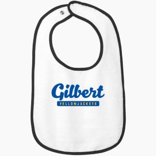 Rabbit Skins Infant Contrast Trim Terry Bib