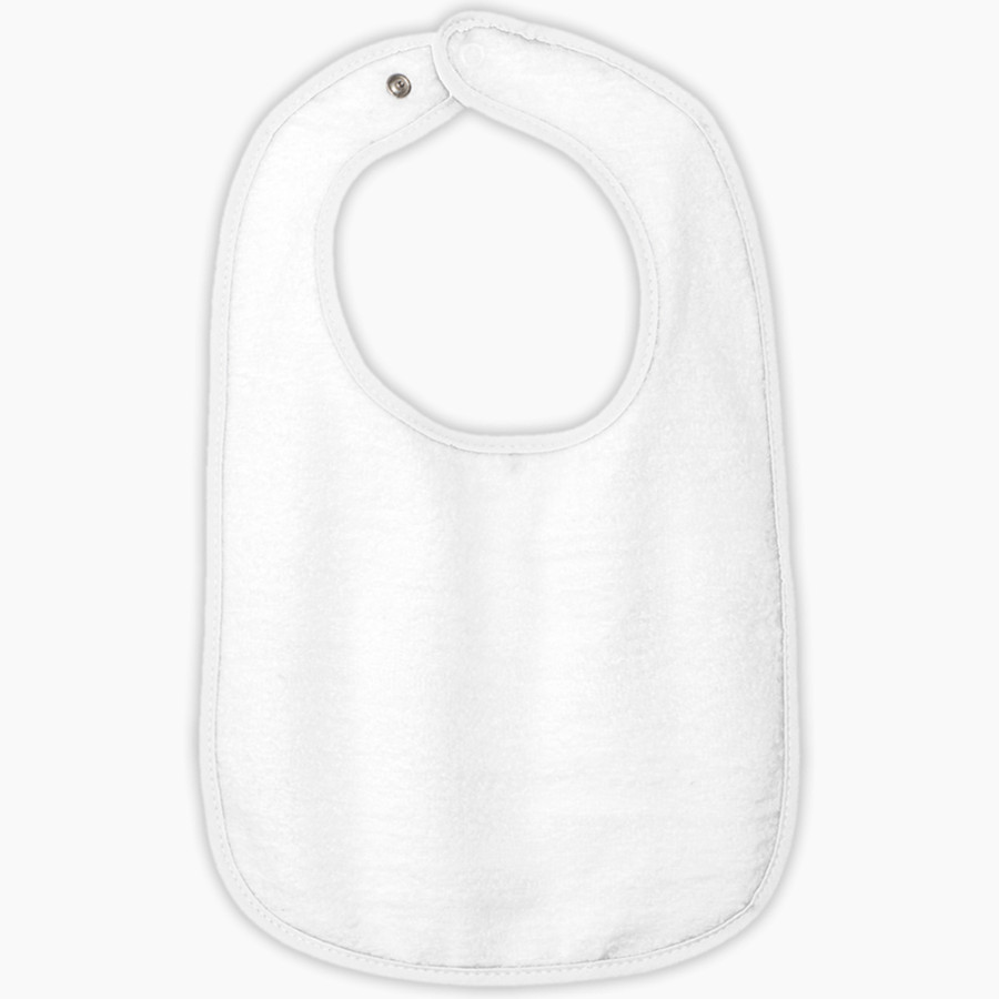 Lincoln Hornets Rabbit Skins Infant Contrast Trim Terry Bib