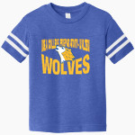 Idea College Preparatory-walzem Wolves Rabbit Skins Toddler Football Fine Jersey T-Shirt Front Thumbnail