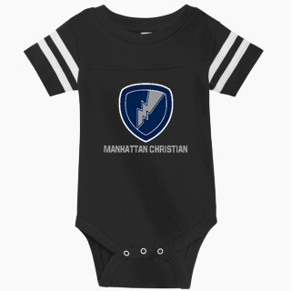 Rabbit Skins Infant Football Fine Jersey Onesie