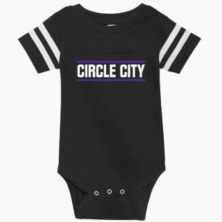 Rabbit Skins Infant Football Fine Jersey Onesie