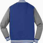 Riverton Hawks Sport-Tek Fleece Letterman Jacket Back Thumbnail