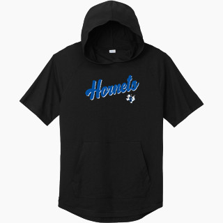 Sport-Tek Men's PosiCharge Tri-Blend Wicking Short Sleeve Hoodie