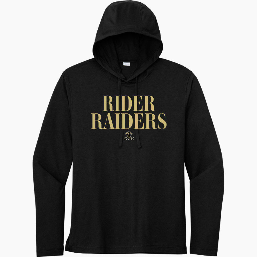 RIDER HIGH SCHOOL RAIDERS Sport-Tek Men's PosiCharge Tri-Blend Long Sleeve Hoodie Tee