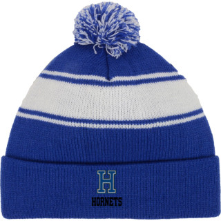 Sport-Tek Stripe Pom Pom Knit