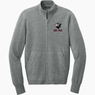 Port Authority Men's Easy Care Full-Zip Sweater