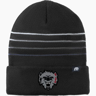 TravisMathew Striped Cuffed Beanie