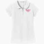 Rock Creek Lions Port Authority Girls Silk Touch Peter Pan Collar Polo Front Thumbnail