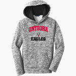 Onteora Eagles Sport-Tek Youth PosiCharge Electric Heather Fleece Hoodie Front Thumbnail