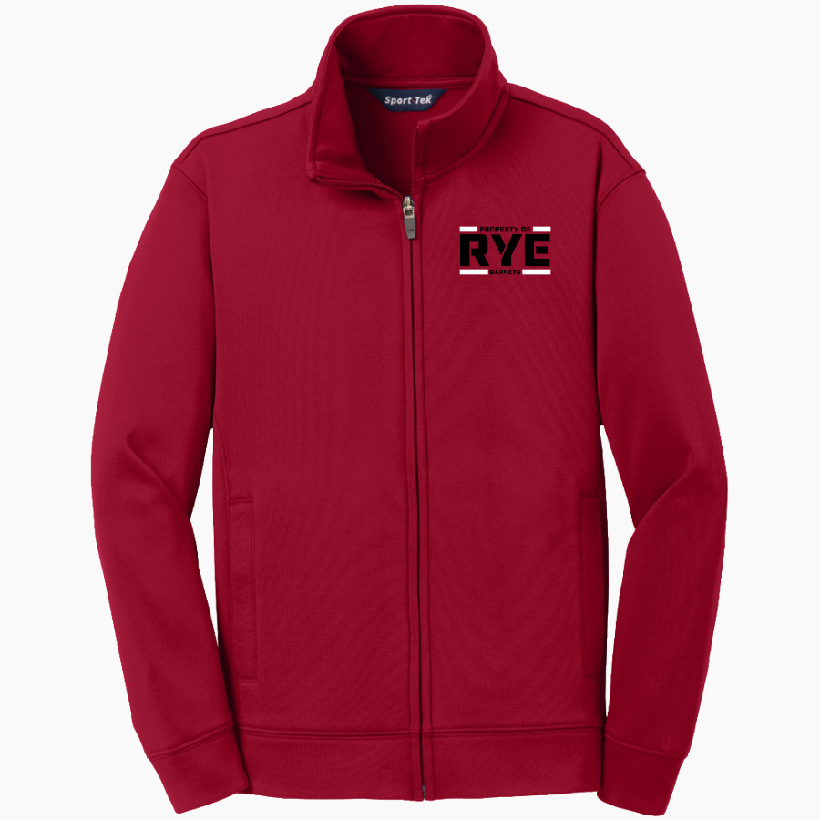 RYE HIGH SCHOOL GARNETS Sport-Tek Youth Sport-Wick Fleece Full-Zip Jacket