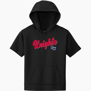 Sport-Tek Youth Sport-Wick Fleece Short Sleeve Hoodie