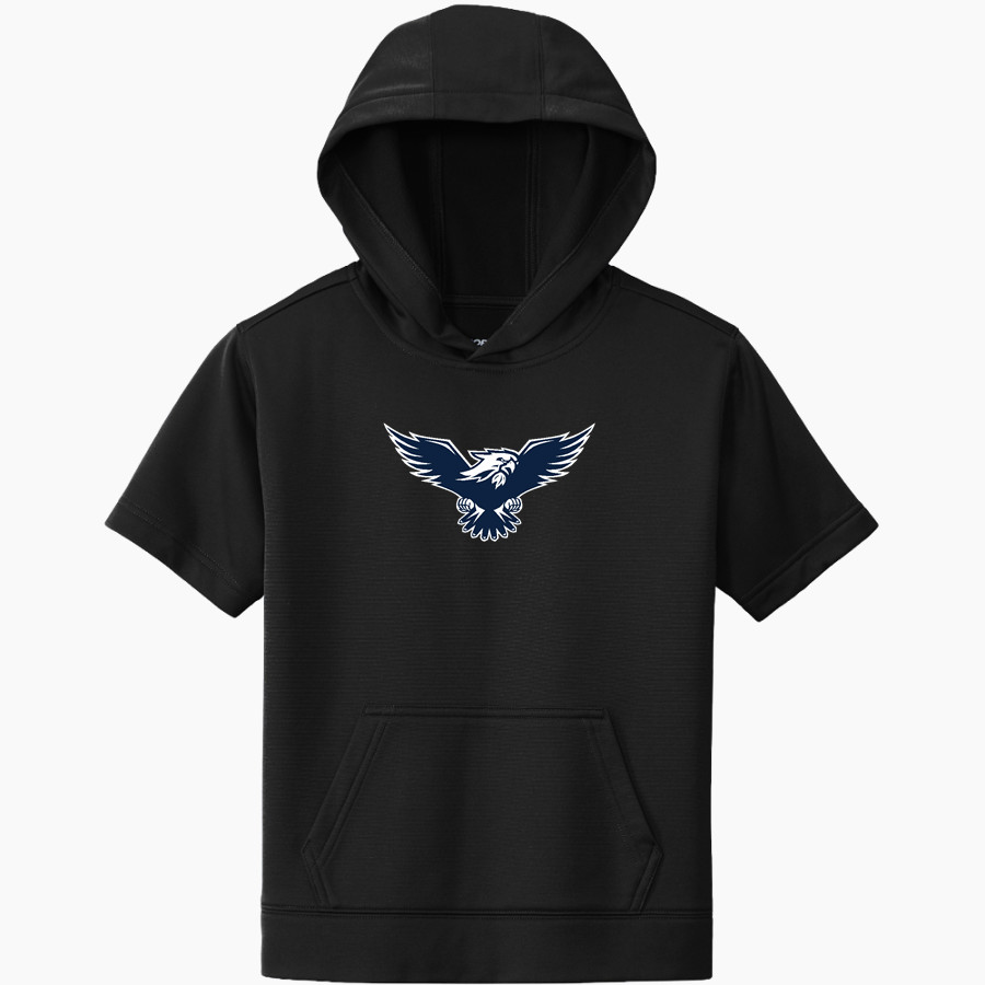 ESA Falcons Sport-Tek Youth Sport-Wick Fleece Short Sleeve Hoodie