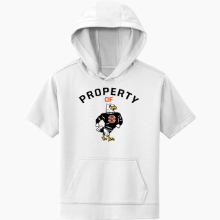 Sport-Tek Youth Sport-Wick Fleece Short Sleeve Hoodie