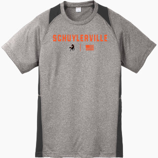 Sport-Tek Youth Short Sleeve Colorblock Contender Tee