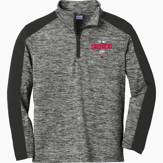 Sport-Tek Youth PosiCharge Electric Heather Colorblock 1/4-Zip Pullover