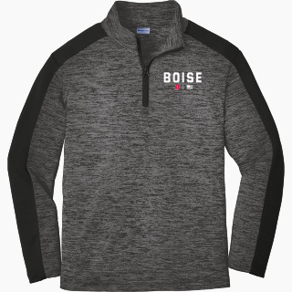 Sport-Tek Youth PosiCharge Electric Heather Colorblock 1/4-Zip Pullover