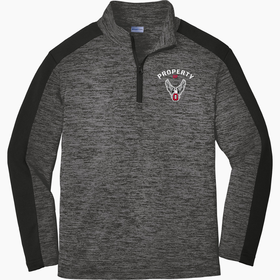 Onteora Eagles Sport-Tek Youth PosiCharge Electric Heather Colorblock 1/4-Zip Pullover