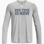 Spring Branch Wranglers UA Men's Team Tech Long Sleeve T-Shirt Front Thumbnail