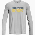 Spring Branch Wranglers UA Men's Team Tech Long Sleeve T-Shirt Front Thumbnail