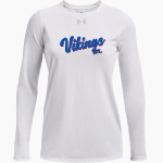 Wisconsin Lutheran Vikings UA Women's Team Tech Long Sleeve T-Shirt Front Thumbnail