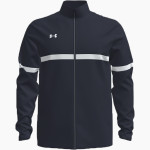 PLAINVIEW HIGH SCHOOL BULLDOGS UA Men's Team Knit Warm-Up Full Zip Jacket Front Thumbnail