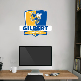 Wall Decal - Rounded Shield With Banner