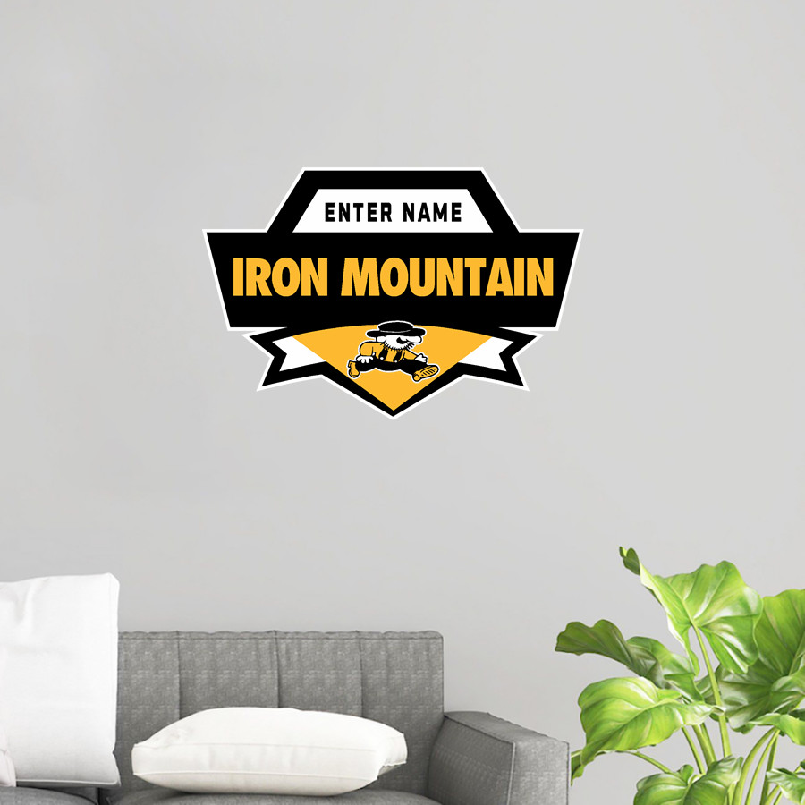 IRON MOUNTAIN HIGH SCHOOL MOUNTAINEERS Wall Decal - Spirit Crest