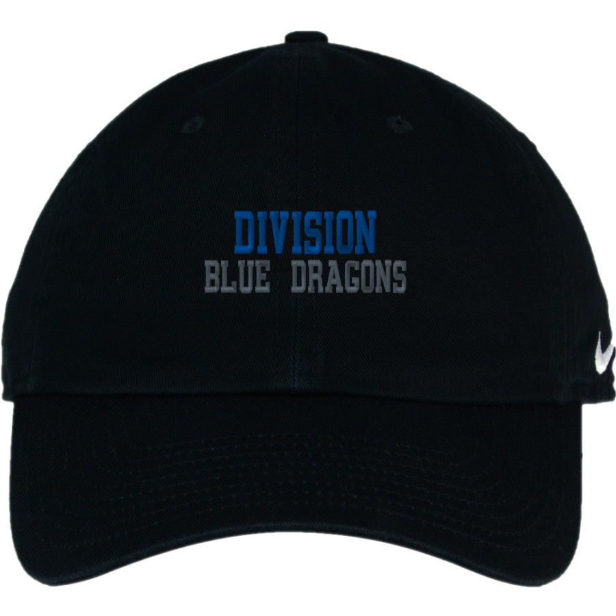 DIVISION HIGH SCHOOL BLUE DRAGONS <span class="pdp-name-mascot">DIVISION BLUE DRAGONS</span> Nike Campus Cap