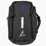 WOLVERINE-HOOSIER ATHLETIC CONFERENCE <span class="pdp-name-mascot">WOLVERINE-HOOSIER ATHLETIC CONFERENCE</span> BSN SPORTS Step-Up Backpack (Black) Front Thumbnail