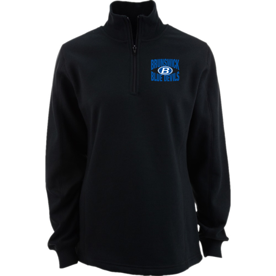 BRUNSWICK ATHLETIC FOUNDATION GO BIG BLUE <span class="pdp-name-mascot">BRUNSWICK BLUE DEVILS</span> Sport-Tek Women's 1/4 Zip Pullover