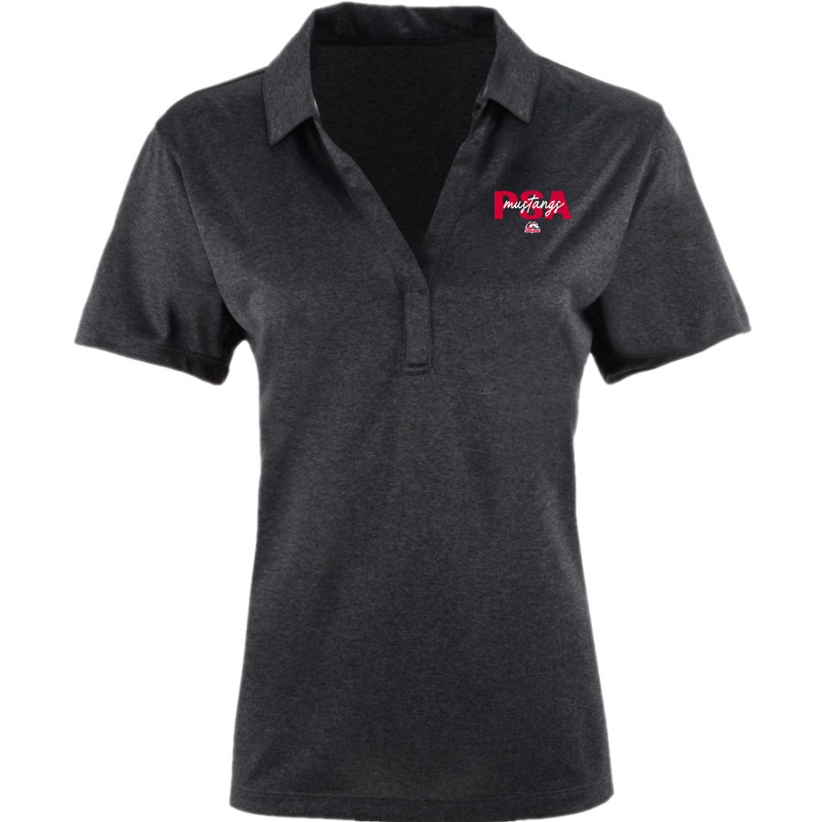 PSA Mustangs official sideline store Sport-Tek Women's Heather Contender Polo