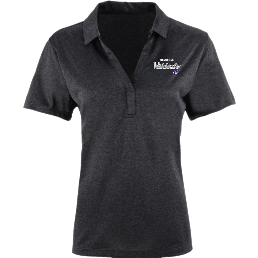 KEYSTONE HIGH SCHOOL Wildcats Online Store <span class="pdp-name-mascot">KEYSTONE WILDCATS</span> Sport-Tek Women's Heather Contender Polo
