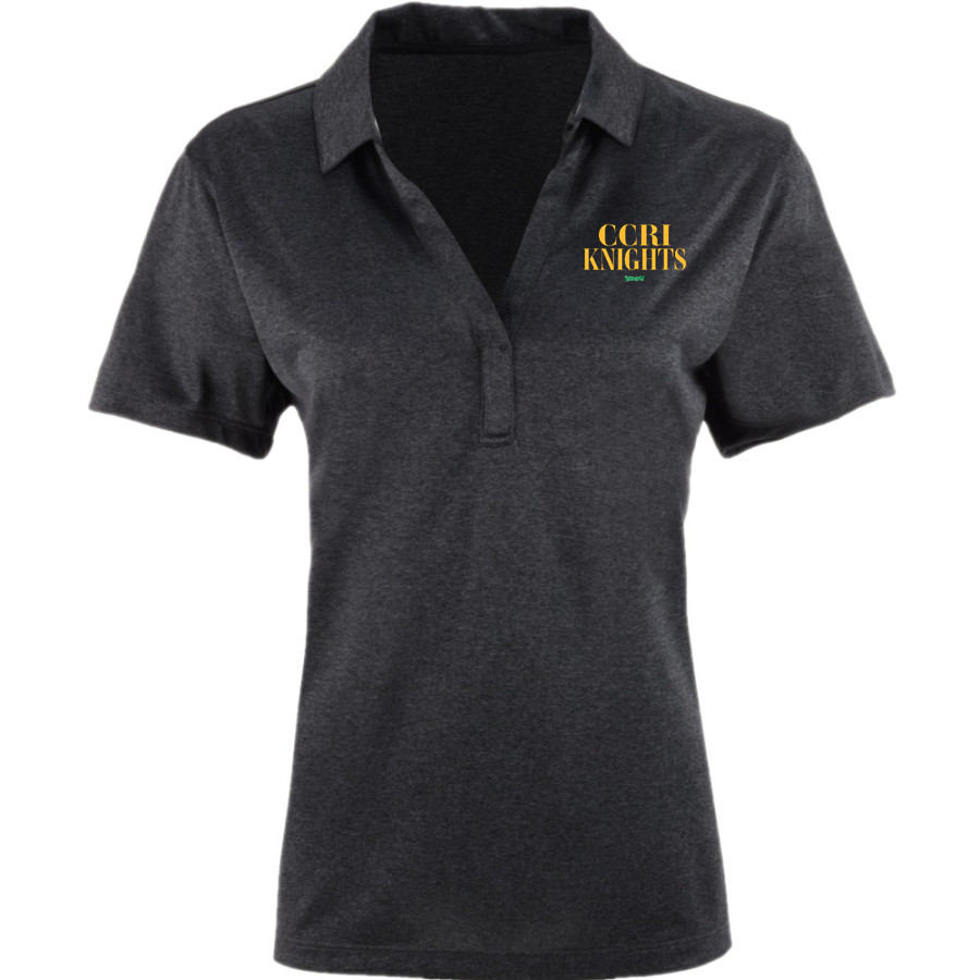 Community College of Rhode Island Knights <span class="pdp-name-mascot">COMMUNITY COLLEGE OF RHODE ISLAND Knights</span> Sport-Tek Women's Heather Contender Polo