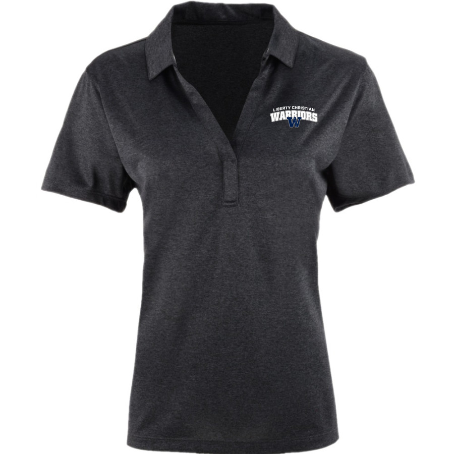 Liberty Christian Warriors <span class="pdp-name-mascot">Liberty Christian Warriors</span> Sport-Tek Women's Heather Contender Polo