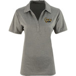 CRANDALL HIGH SCHOOL PIRATES Sport-Tek Women's Heather Contender Polo Front Thumbnail